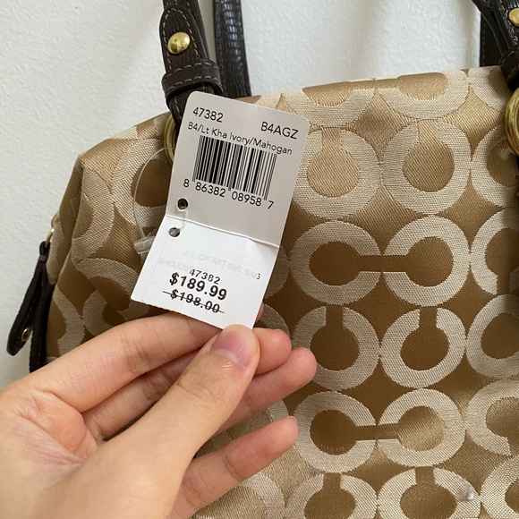 Coach Signature Monogram Purse - Picture 3 of 3